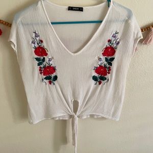Cropped blouse